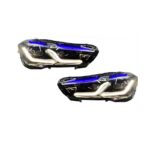 Car Head Lights Assembly for BMW X1 F49 20 16-20 19 Blue Laser Headlights LED Dual L Beam Running Headlights - Image 2