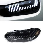 Car Lights For VW Scirocco 2009-20 17 Modified AUDI Style Headlights All LED Daytime Light Front Turn Signal Lamp