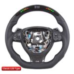 Race Display LED Steering Wheels for BMW F01 F10 7 Series 5 Series Carbon Fiber - Image 2