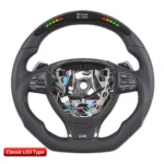 Race Display LED Steering Wheels for BMW F01 F10 7 Series 5 Series Carbon Fiber - Image 6