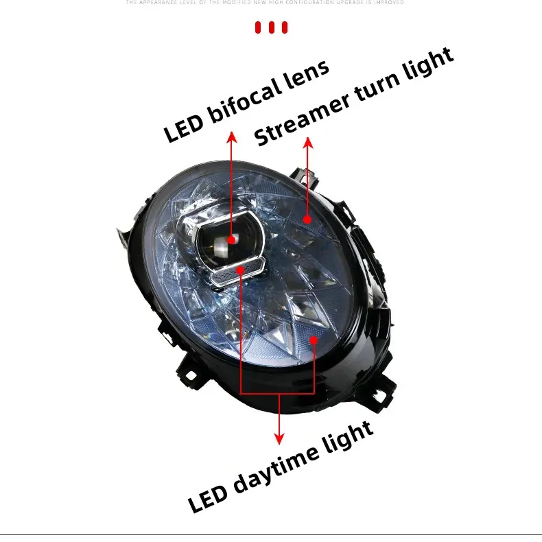 Head Lights for MINI F55 F56 20 14-20 21 Upgraded LED Bifocal Lens Day Running Turning Signal Head Lamps Assembly