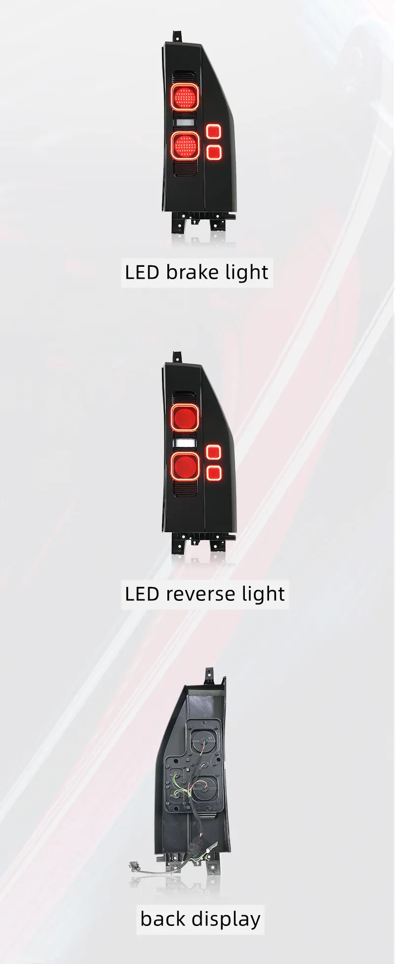 Taillights For Chery JETOUR Traveler 2023-2024 Modified Defender LED Driving Lights Turn Signals Tail Light Assembly