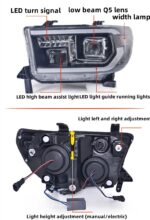 Car Lights Upgrade For Toyota Tundra 2007-2013 All LED Signal Headlights High Beam Parking Lamp Assembly - Image 3
