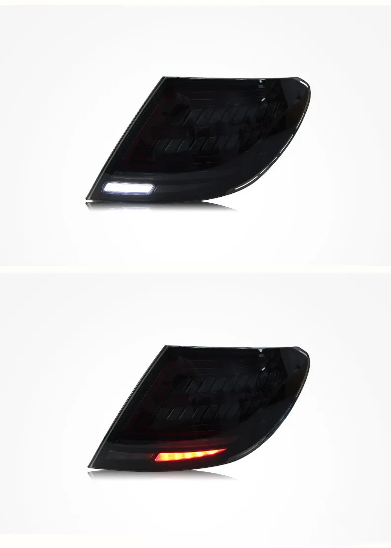 For Mercedes Benz C-Class W204 2007-2014 Taillight Assembly Modified With LED Driving Light Brake Sequential Turn Signal