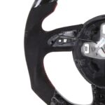 Auto Parts Round LED Steering Wheel for AUDI TT TTRS R8 RS RS4 RS5 RS6 RS7 S4 S5 S6 S7 S8 Carbon Fiber - Image 4