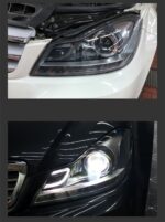 Car Head Light For Mercedes Benz W204 C200 C300 2011-2013 C Style Headlight Modified LED Xenon Lamps Headlights DRL - Image 3