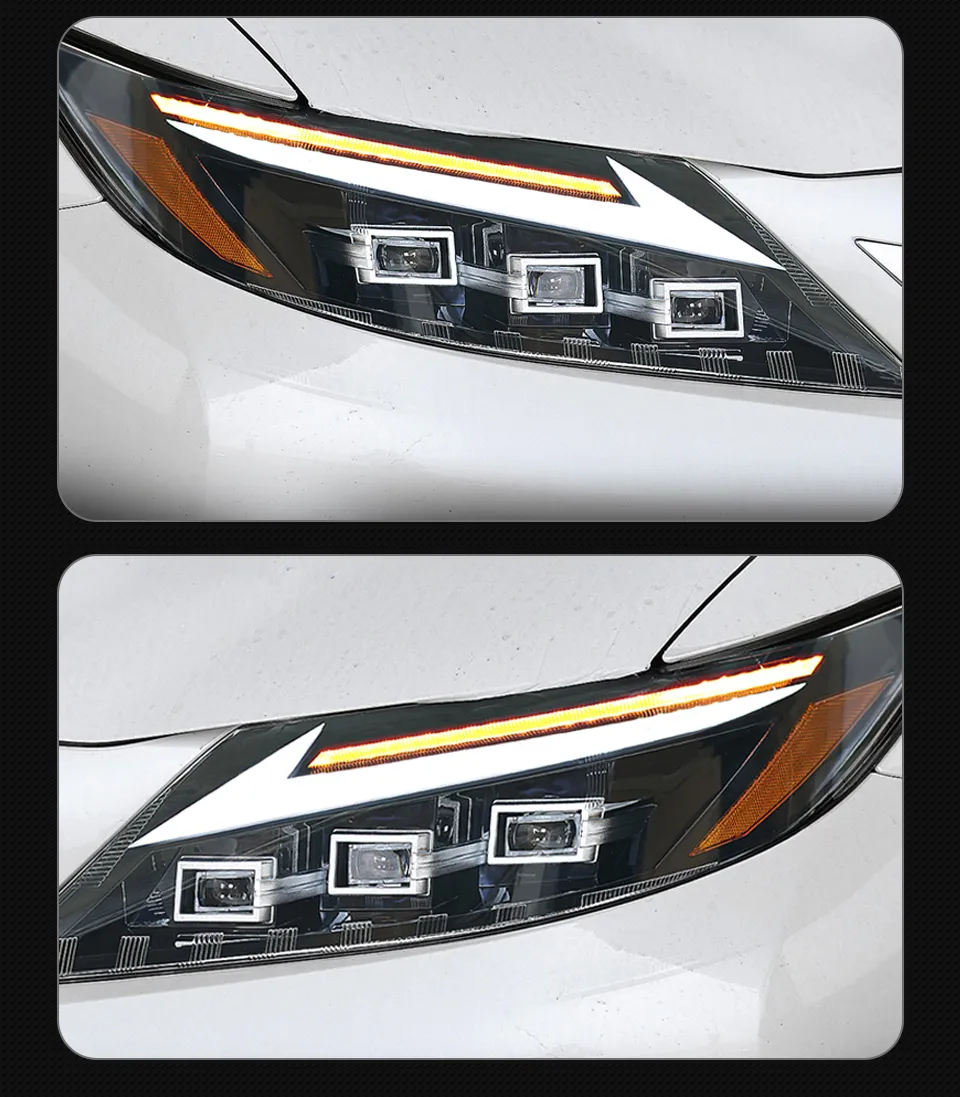 Headlight Assembly for Lexus ES200 2013-2014 ES300 Headlights LED DRL Moving Turn Signal Light Auto Accessories