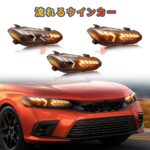 Car Styling Head Lamp For Honda LED Headlights CIVIC 11th 20 21-2023 Headlight DRL High Beam Turn Signal Lights - Image 4