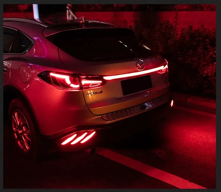 Car Styling Tail Lamp for Mazda CX-4 LED Tail Light 20 16-20 19 CX4 Rear Taillight Fog Brake Turn Signal LED Lights Bar