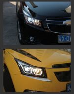 Headlight For Cruze 20 08-20 15 LED Head Lamp DRL Turn Signal Angel Eyes Daytime Light LED Projector Bifocal Lens - Image 4