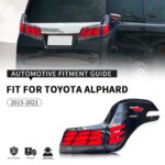 LED trunk taillight For Toyota Alphard/Vellfire 20 15-2023 Tail Light Assembly Rear Running Lamp Brake Reverse Dynamic - Image 3