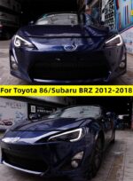 For Toyota GT86 20 12-20 18 Headlamp Assembly Modified with LED Daylight Streaming Turn Signal Subaru For BRZ Xenon Lamp