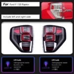 LED Taillight for Ford F-150 Raptor 2008-2013 LED Rear Tail Light Brake Warning Lamp Auto Part Taillight Assembly - Image 7