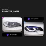 Full LED Headlight For X5 E70 2007-2013 Dual L Blue Styling LED Daytime Lights Dynamic Turn Signals Car Accessories - Image 2