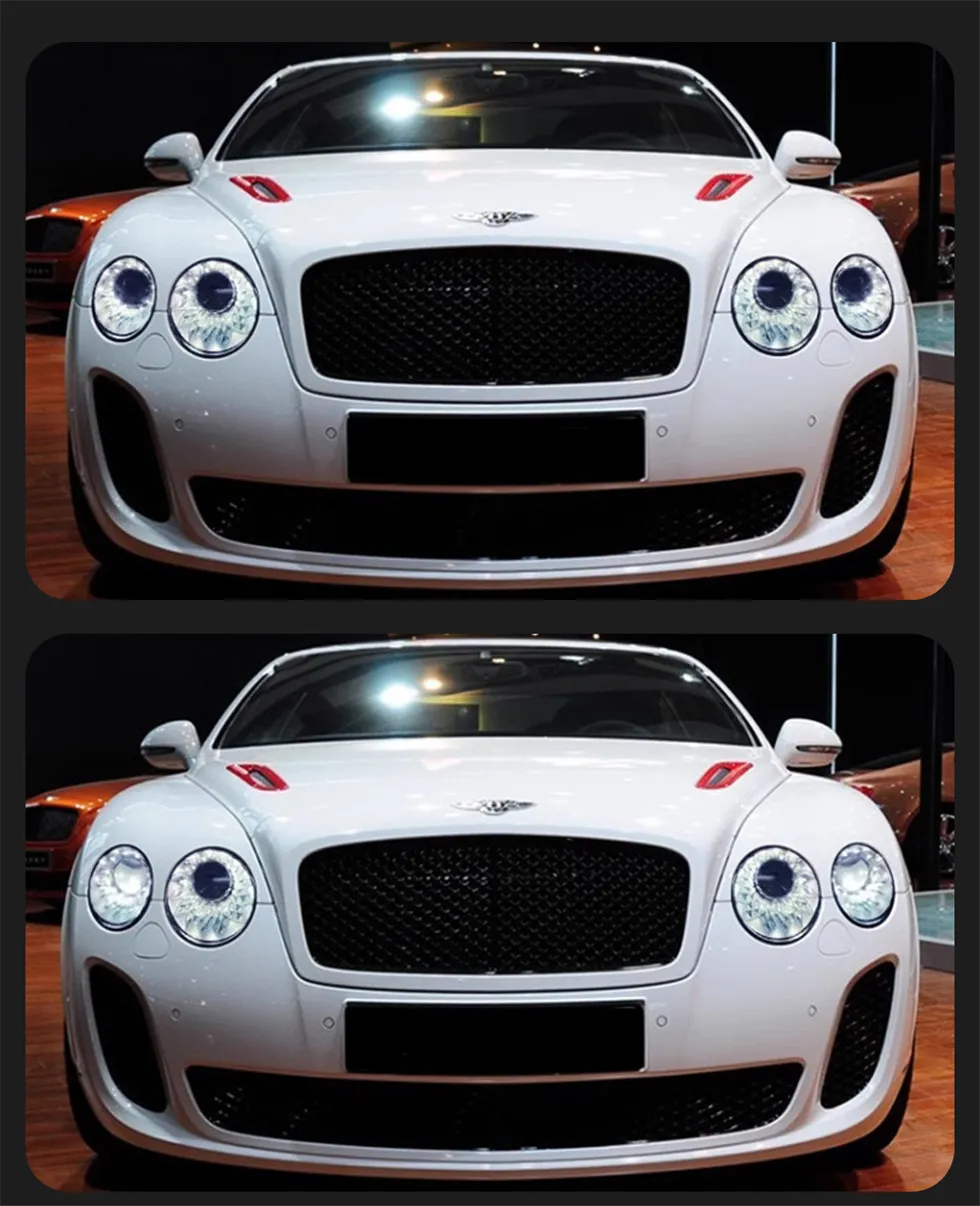 Auto for Bentley Continental LED Headlights 2004-2012 LED Headlight Flying Spur DRL Signal Projector Lens Lights