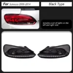 Auto Rear Lamp For VW Scirocco Tail light 2009-2014 Full LED Styling LED Running Lights Sequential Signal Taillight - Image 7
