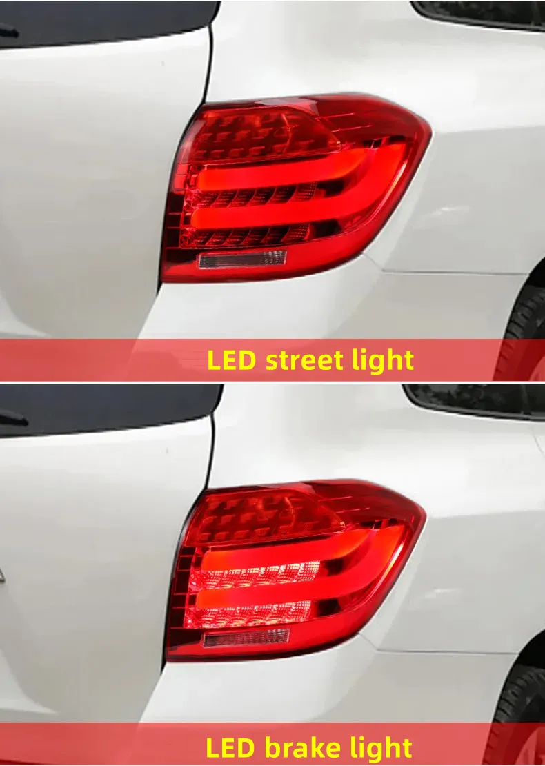 Car Tail Light for Toyota Highlander 2007-2011 Rear Lamp DRL Dynamic Signal Brake Reverse Auto Accessories