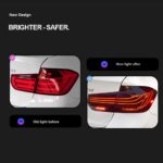 BMW F30 2013-20 18 F35 F80 3D Rear Lamp 318i 320i 325i 330i 335 LED Rear Lights Turn Signal Light Reversing Brake Fog Lamp - Image 3