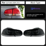 Cars Tail Lights For VW Golf 6 Golf6 MK6 R20 2009-2012 Taillights LED DRL Running Lights Fog Lights Dynamic Signal Light - Image 7