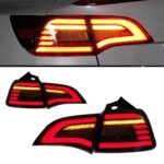 Car Accessories LED Taillights for TESLA Model Y Model 3 Facelift Rear Lamps DRL Signal Automotive Plug And Play