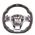 Carbon Fiber LED Performance Steering Wheels compatible for Mercedes Benz W204 W205 A45 A63 C45 C63 GLE63 AMG E63