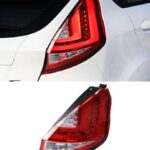 Auto Tail Lights For Ford Fiesta 2009-20 15 LED Street Lights Reversing Highlight Brake Taillight LED Turn Signal Lamp