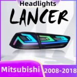 Car Parts LED Taillight For Mitsubishi Lancer EX EVO 20 08-20 18 RGB Sequential Turn Signal Lights Brake Taillights