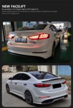 For Hyundai Elantra 20 16-20 19 LED Tailights Turn Signal Light Brake Lights Driving Lamp Reversing Lamp Rear Lamp - Image 4