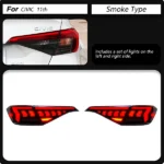 Car Tail Lights For Honda CIVIC 11th Tail light 20 22-2023 Matrix Styling LED Running Lights Sequential Signal Taillight - Image 6