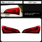 Auto Parts For Q5 Tail light 2008-20 18 Q5L Full LED Styling LED Running Lights Sequential Signal Brake Reverse Taillight - Image 6