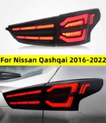 LED Taillight For Nissan Qashqai 20 16-20 22 DRL Running Signal Brake Reversing Parking Tail Light Assembly