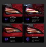 For BENZ W117 CLA180 CLA220 20 13-20 19 Rear Taillight Assembly Housing Brake Light Reversing Lamp Assembly - Image 5