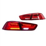 Auto Tuning Taillights For Mitsubishi Lancer EX 20 08-20 18 Tail Lamp LED Assembly Streaming Turn Signal Lights Fish Bone Style - Image 3