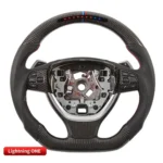 Race Display LED Steering Wheels for BMW F01 F10 7 Series 5 Series Carbon Fiber - Image 7