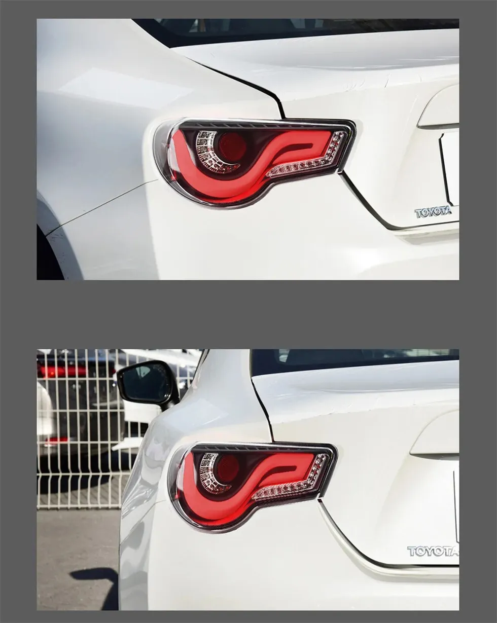 Car Lights For Toyota 86 86GT BRZ 2012-20 19 LED Auto Taillight Assembly Upgrade All New Design Dynamic Signal Lamp Accessories
