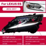 LED Headlight Bulbs For Lexus ES ES200 ES300 13-17 Head Lights matrix Style Replacement DRL Daytime lights - Image 6
