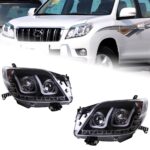 Headlight all LED for Toyota Prado LED Headlight Projector Lens 2010-2013 Front Drl Signal Driving Lamp - Image 2
