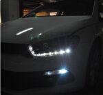 Car Headlights for VW Scirocco 20 09-20 17 LED Headlight DRL High Beam Lens Driving Lights Angel Eye Head Lamp - Image 5