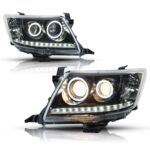 LED Headlight Bulbs for Toyota Hilux 2012-2014 LED Dual Beam Lens Running Lights DRL High Beam Headlights Assembly - Image 2
