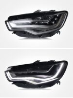 Cars For Audi A6L 2012-20 15 Headlight Assembly With Dragon Ball Full LED Headlights Daytime Turn Signals Lights - Image 5
