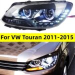 Headlights for VW Touran LED Headlight 2010-20 15 Head Lamp Upgrade DRL Dynamic Signal Lamp Front light Assembly