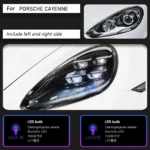 Car LED Lights Assembly For Porsche Cayenne 2011-20 18 Front DRL Matrix LED Head Lamp Turn Signal Front Lamp - Image 7