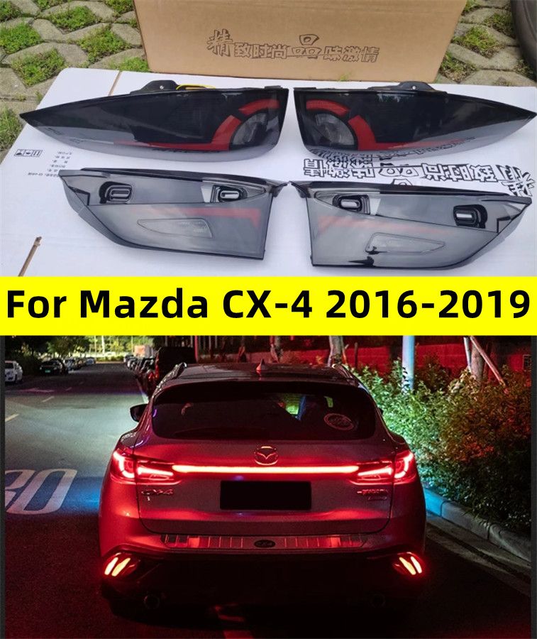 1d6fd236-809a-4f43-a4cc-d4f0fef49c80 Car Styling Tail Lamp for Mazda CX-4 LED Tail Light 20 16-20 19 CX4 Rear Taillight Fog Brake Turn Signal LED Lights Bar - Image 1