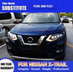 Headlight Assembly for Nissan X-Trail 20 17-20 20 LED Headlight Projector Lens Dynamic Turn Signal Angel Eye Lights - Image 4