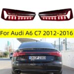 Car Lights for Audi A6 LED Tail Light 20 12-20 16 A6 C7 Tail Lamp C8 Design DRL Dynamic Signal Brake Reverse Auto Accessories