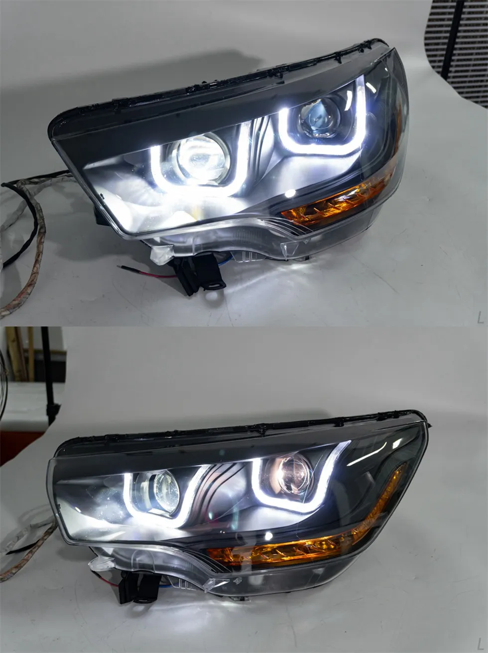 Headlight Assembly Citroen C4L Headlights 20 13-20 16 Upgrade LED Lens Headlight Daytime Running Light