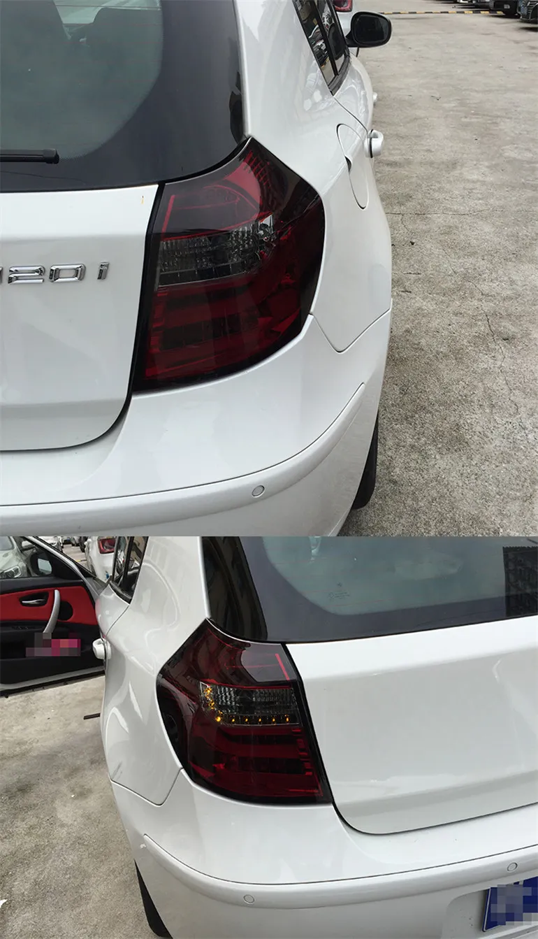 Car Tail Lights for BMW E87 Taillight 2003-2010 E81 120i 130i LED Tail Lamp DRL Signal Brake Reverse Lights