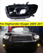 Auto Headlight Assembly For Highlander 2009-2011 Kluger LED Light Source High Beam Lens Dynamic Signal Lamp