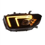 Auto Headlight Assembly For Highlander 2009-2011 Kluger LED Light Source High Beam Lens Dynamic Signal Lamp - Image 2