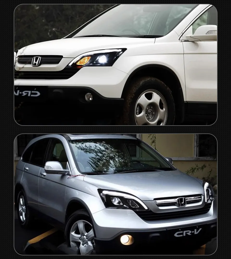 For Honda CRV 2007-2011 LED Head Lamp Upgrade DRL Dynamic Signal Lamp Head Lamp Front light Assembly